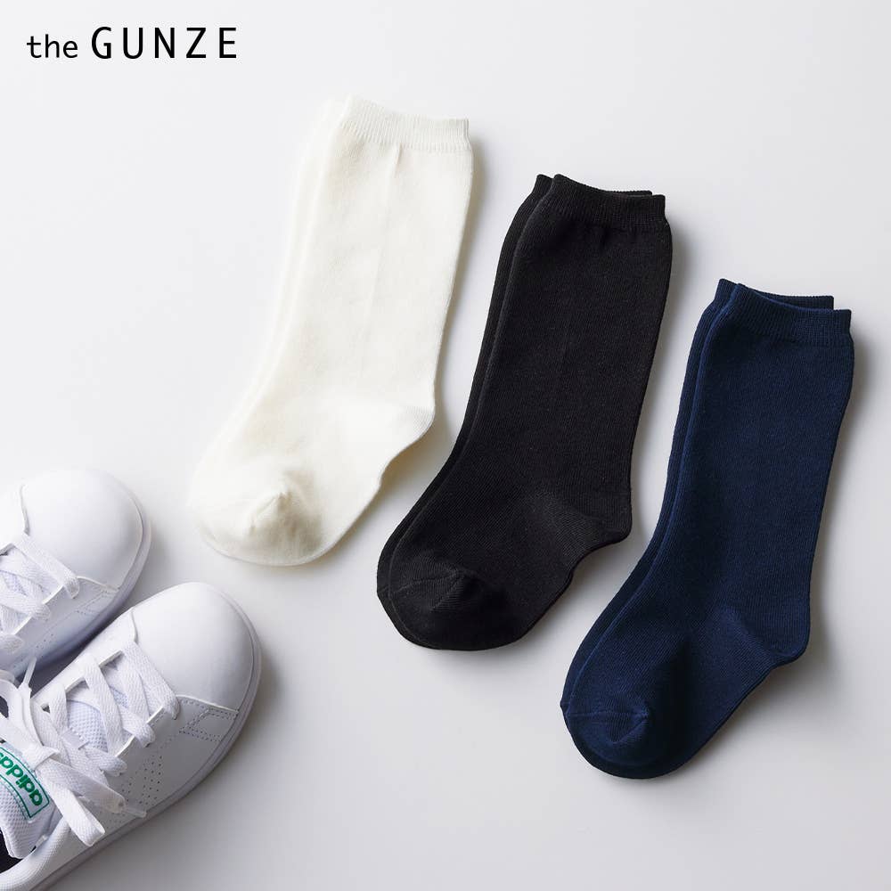[Outer side 100% cotton] Children's plain socks